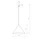 Підвісний світильник Nowodvorski 10873 Zenith L GU10 1x20W IP20 Umbra Gray