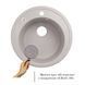 Кухонна мийка Lidz D510/200 GRA-09 (LIDZGRA09D510200), Каппучино