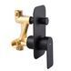 Душевая система Topaz Sardinia TSG 08202-V-H20-BL излив 190 мм черный, Черный матовый