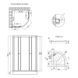 Душевая кабина Lidz Latwa SC80x80.SAT.LOW.GR, стекло тон. 4 мм + Lidz Душевой поддон Kapielka ST80x80x15, Хром матовый, Универсальная, тонированный