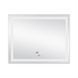 Зеркало Qtap Mideya с антизапотеванием (DC-F614) 1000x800 QT2078F614W, Белый