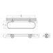 Полка Lidz (CRG)-114.09.02, Белый матовый