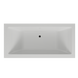 Ванна отдельностоящая матовая Amidicon Tytul 185x85 черная из литого камня TYTUL_185_BLACK_MAT, Черно-белый