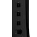 Душова панель Corsan Neo black з виливом та термостатом S060TBLW, Черный матовый