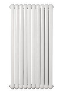 Вертикальный дизайнерский радиатор отопления Arttidesign Verona 10/1200/600 белый матовый, Белый матовый