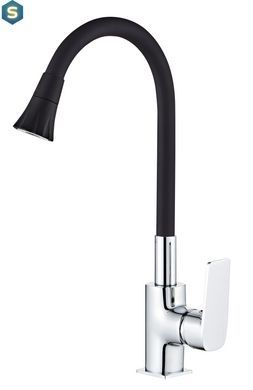 Смеситель для кухни Globus Lux Bonn GLB-0203SA-B01, Черный матовый