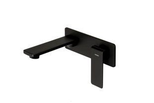 Змішувач для умивальника прихованого монтажу Corsan Trino black mat CMB7115BL, Черный матовый