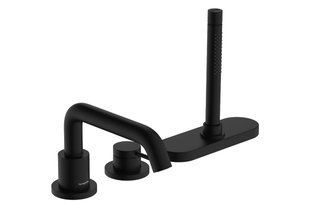 Змішувач на борт ванни Hansgrohe Tecturis S matt black 73447670, Черный матовый