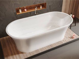 Ванна Miraggio Helga 1500x850 глянцевая 0002545, Белый