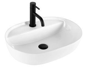 Умивальник Rea Aura 51 white накладний REA-U4620, Білий