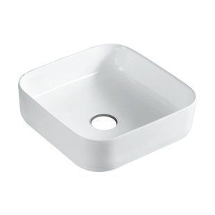 Умывальник накладной Volle Arte 38,5x38,5x13 см white 1301.005439, Белый