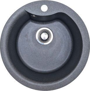 Кухонная мойка Adamant Wave &Oslash;485x210 графит 224223, Графит