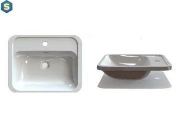 Умывальник Fancy Marble Tiffany (550) 4806101, Белый