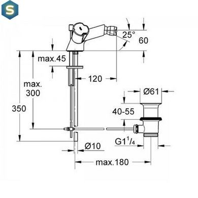 Смеситель для биде Grohe Costa 24480000
