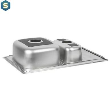 Кухонна мийка 780x500x180 мм + сифон Wezer 7850(08) Decor, Decor
