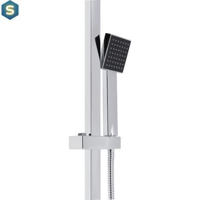 Душова система універсальна Qtap Sloup термостатична на два споживача QTSL57103KNC Chrome, Хром