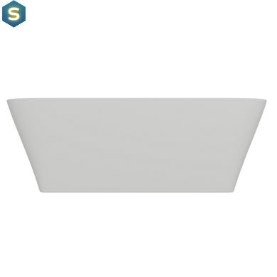 Ванна отдельностоящая глянцевая Amidicon Atlant 160x75 из литого камня ATLANT_160_HL