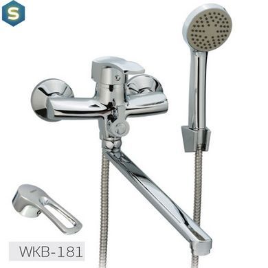 Смеситель для ванны Wezer JXD7-B181, хром, Хром