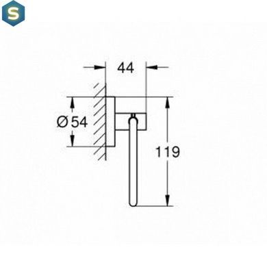 Паперотримач Grohe Essentials 40689AL1