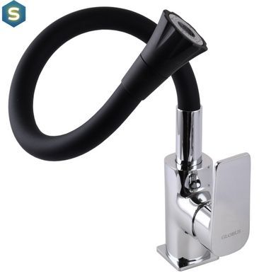 Смеситель для кухни Globus Lux Bonn GLB-0203SA-B01, Черный матовый