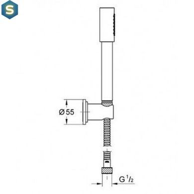 Душевой гарнитур Grohe Sena 28348000