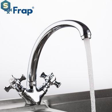 Смеситель для кухни буксовый гайка Frap 1/10 F4224 (H24), Хром