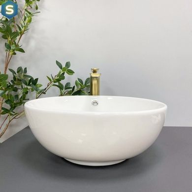 Умывальник (раковина) VBI BRUNICO S WHITE накладной, Белый