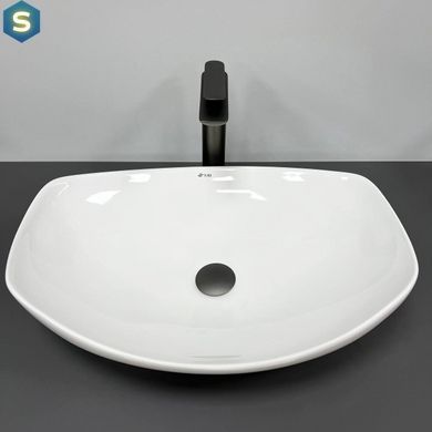Умивальник (раковина) VBI OSTUNI WHITE накладний, Білий