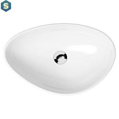 Умивальник на стільницю асиметричний Cersanit Moduo 55 K116-052