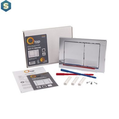 Клавиша смыва Qtap Nest QT0111M06028CRM, Хром
