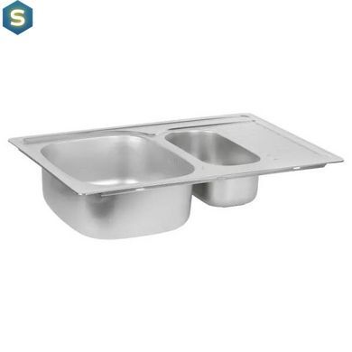 Кухонна мийка 780x500x180 мм + сифон Wezer 7850(08) Decor, Decor
