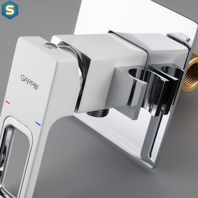 Набор гигиенического душа скрытого монтажа белый Gappo 1/8 G7217-8, Белый