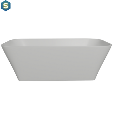 Ванна отдельностоящая глянцевая Amidicon Atlant 160x75 из литого камня ATLANT_160_HL