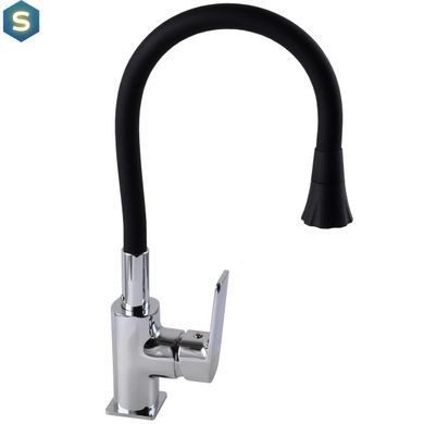 Смеситель для кухни Globus Lux Bonn GLB-0203SA-B01, Черный матовый