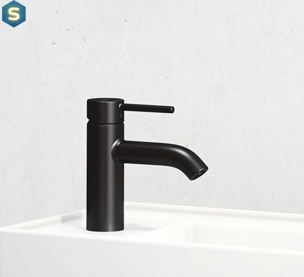 Змішувач для умивальника Kludi Bozz 100 DN 15 чорний мат 382823976