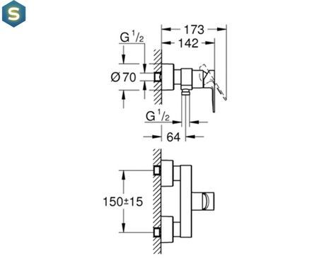 Смеситель для душа Grohe Lineare 33865001