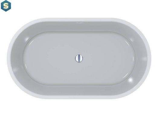 Ванна Miraggio Helga 1500x850 глянсова 0002545, Білий
