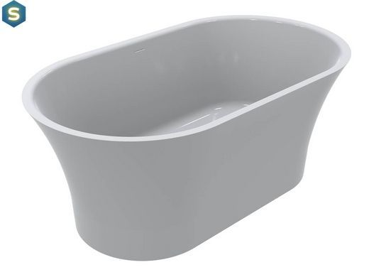Ванна Miraggio Helga 1500x850 глянсова 0002545, Білий