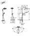 Душевая система Hansgrohe Croma Select S 280 1jet Showerpipe с термостатом Matt Black 26890670