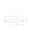 Стельовий світильник Nowodvorski 10430 Lid Square Led 1x25W 4000K 2100Lm IP20 Wh
