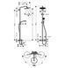 Душова система Hansgrohe Croma Select S 280 RainAir 1jet Showerpipe з термостатом хром 26792000