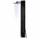Душова панель Corsan Neo black LED з виливом S060MBLLEDW, Черный матовый