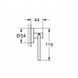 Паперотримач Grohe Essentials 40689AL1