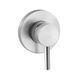 Смеситель для душа Paffoni Light &Oslash;70 мм steel LIG010ST70, Нержавеющая сталь