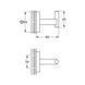 Гачок для ванної кімнати Grohe QuickFix Start 40961000, Хром