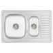 Кухонна мийка 780x500x180 мм + сифон Wezer 7850(08) Decor, Decor