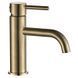 Змішувач для раковини VBI Milano brushed gold низький VBI-050100BG, Золотий