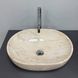 Умывальник VBI Modena S beige stone glossy накладний VBI-012007, Мармур