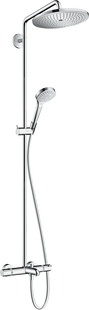 Душова система Hansgrohe Croma Select S 280 RainAir 1jet Showerpipe з термостатом хром 26792000