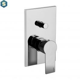 Душевая система скрытого монтажа Paffoni Shower на 2 потребителя с верхним душем 200x200 мм chrome KITTA015CR/M, Хром